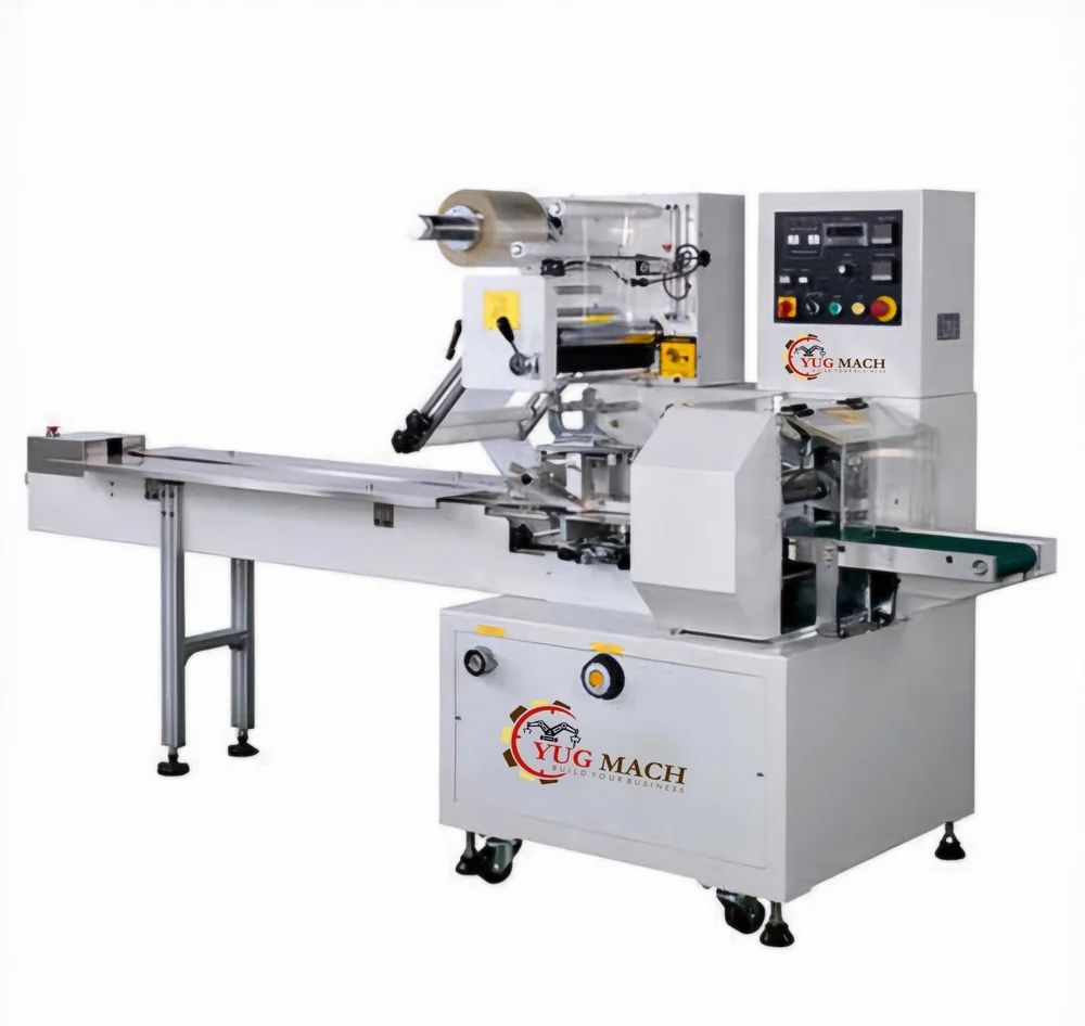 500 PPH Fully Automatic Flow Wrap Packaging Machine